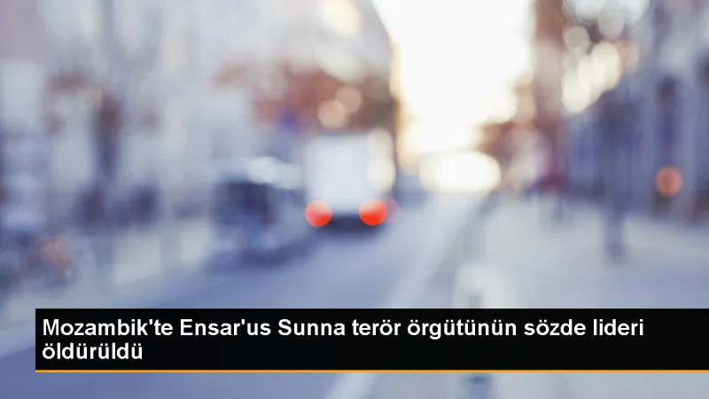 Mozambik'te Ensar'us Sunna Terör Örgütü Lideri Öldürüldü