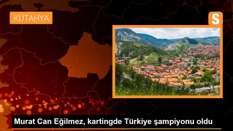 Murat Can Eğilmez, kartingde Türkiye şampiyonu oldu