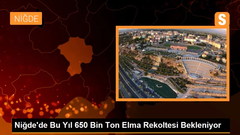 Niğde'de Bu Yıl 650 Bin Ton Elma Rekoltesi Bekleniyor