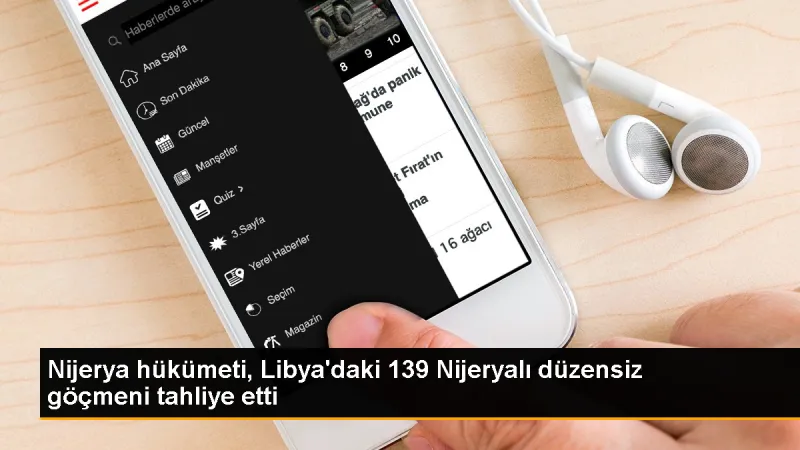 Nijerya, Libya'dan tahliye edilen 139 düzensiz göçmeni karşıladı