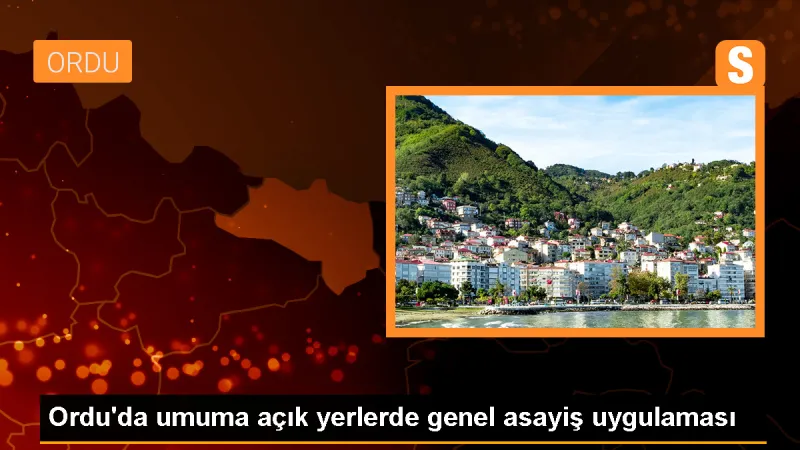 Ordu'da Huzur-52 Uygulaması: 187 Araç ve 62 İş Yeri Denetlendi