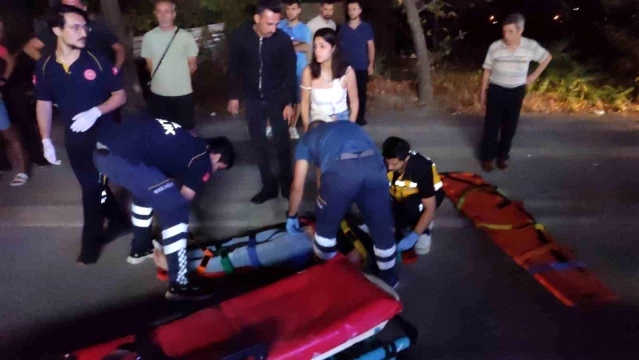 Orhangazi'de Kafa Kafaya Çarpışan Otomobil ve Motosiklet Kazası