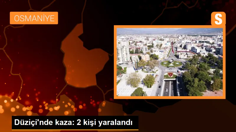 Osmaniye'de kaza: Ticari araç sulama kanalına düştü, 2 yaralı