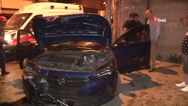 Pendik'te alkollü sürücü evin duvarına çarptı: 1 yaralı