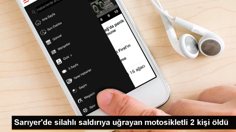 Sarıyer'de Motosikletle Seyir Halindeyken Silahlı Saldırı: 2 Ölü