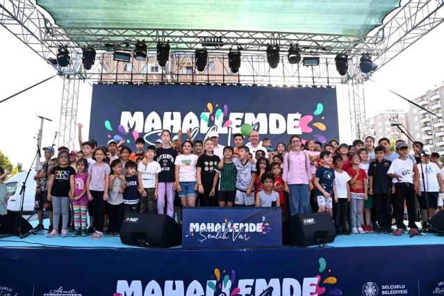 Selçuklu'da 'Mahallemde Şenlik Var' etkinlikleri sürüyor