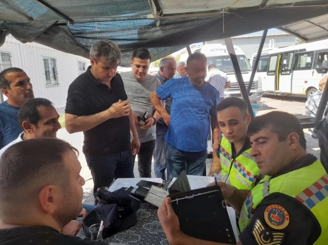 Seydişehir'de öğrenci servis araçları denetlendi