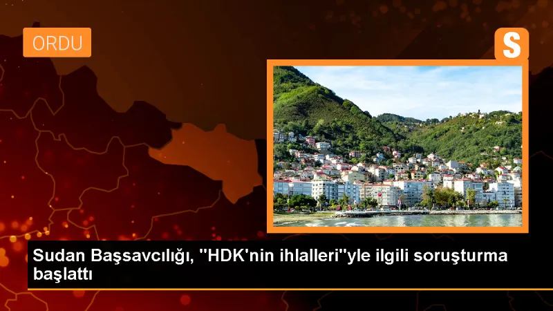 Sudan Başsavcılığı, HDK'nin ihlalleriyle ilgili soruşturma başlattı