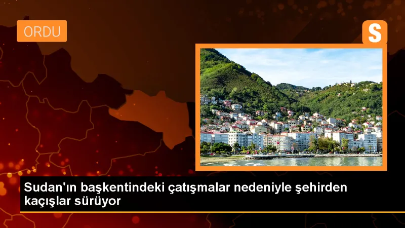 Sudan'da Yoğun Çatışmalar Nedeniyle Siviller Evlerini Terk Ediyor