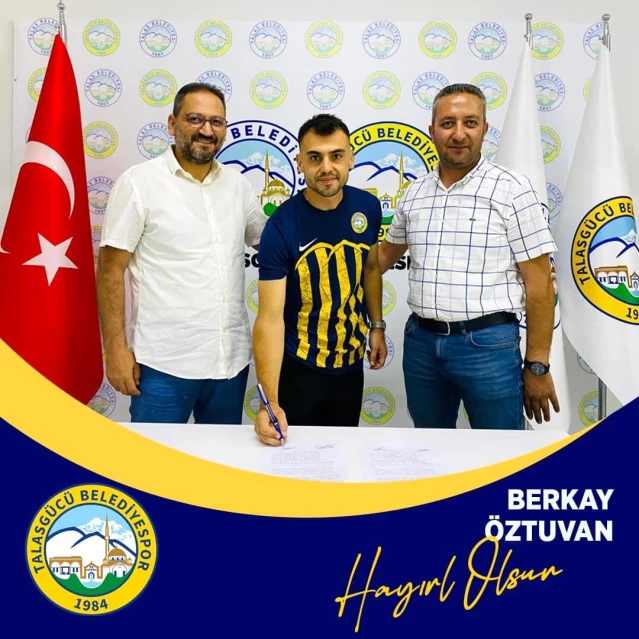 Talasgücü Belediyespor, Berkay Öztuvan'ı kadrosuna kattı