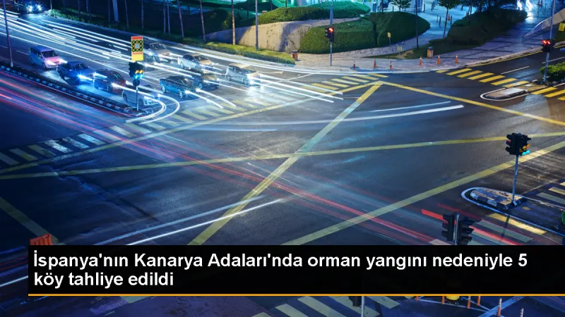 Tenerife'de Orman Yangını: 5 Köy Boşaltıldı