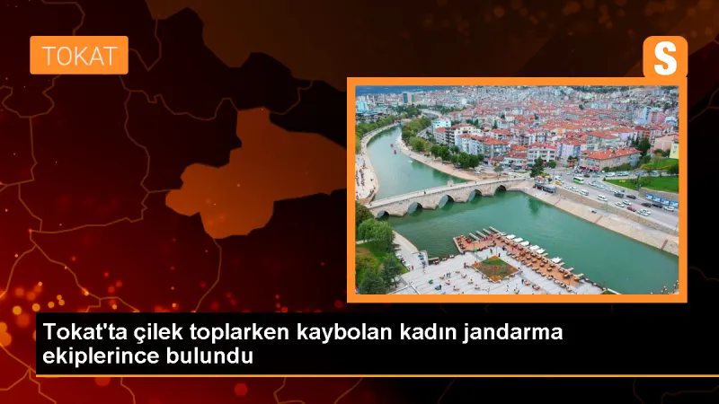 Tokat'ta kaybolan kadın 21 saat sonra bulundu