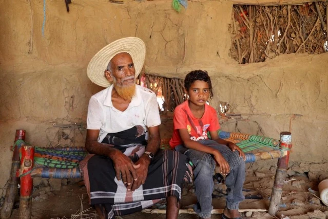 Yemen'deki mülteci kampında kavurucu sıcaklar