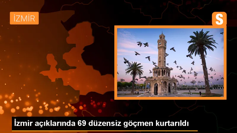 Yunanistan unsurlarınca geri itilen 69 düzensiz göçmen kurtarıldı