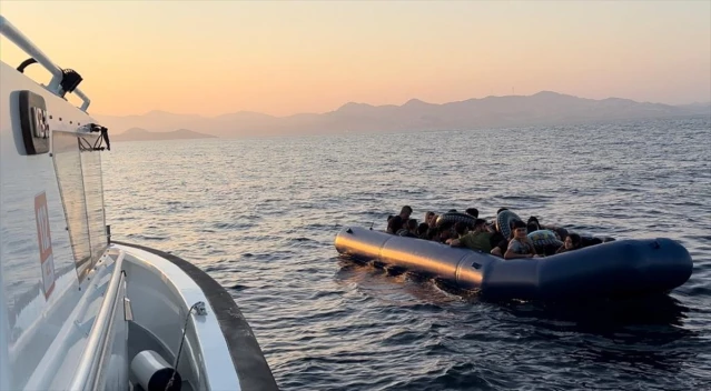 Yunanistan unsurlarınca geri itilen göçmenler Bodrum'da kurtarıldı
