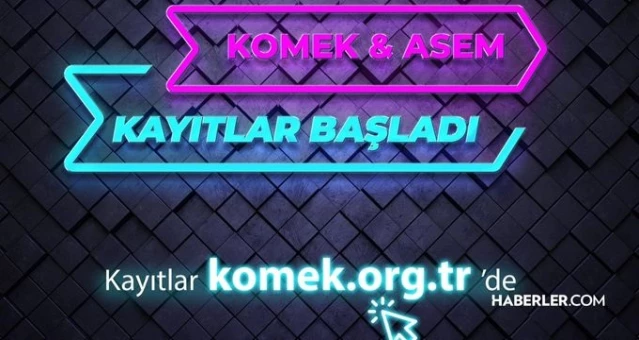 KOMEK kayıtları ne zaman, başladı mı, nasıl yapılır? Konya KOMEK kurs başvurusu yapma sitesi!