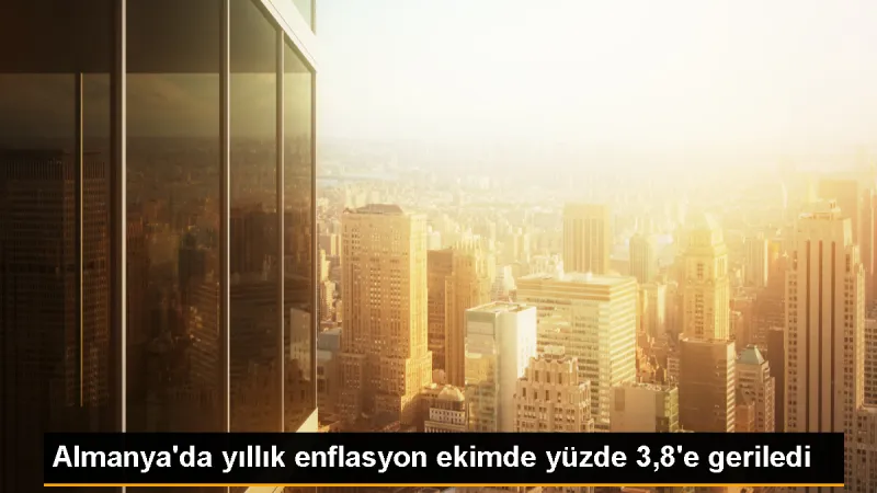 Almanya'da Yıllık Enflasyon Ekimde Yüzde 3,8'e Geriledi