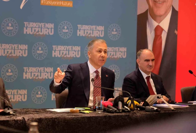 Bakan Yerlikaya: 'Bir tane çetenin bile nefes almasını istemiyoruz'