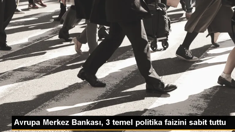 ECB Politika Faizlerini Sabit Tutma Kararı Aldı