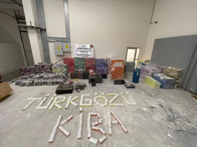 Habur ve Türkgözü Gümrük Kapılarında 28 Milyon Liralık Kaçak Eşya Ele Geçirildi