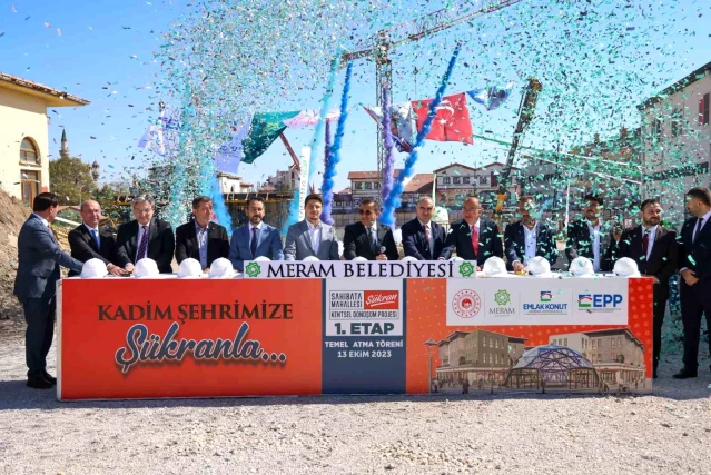 Şükran Kentsel Dönüşüm Projesi'nde 1. Etabın temeli atıldı