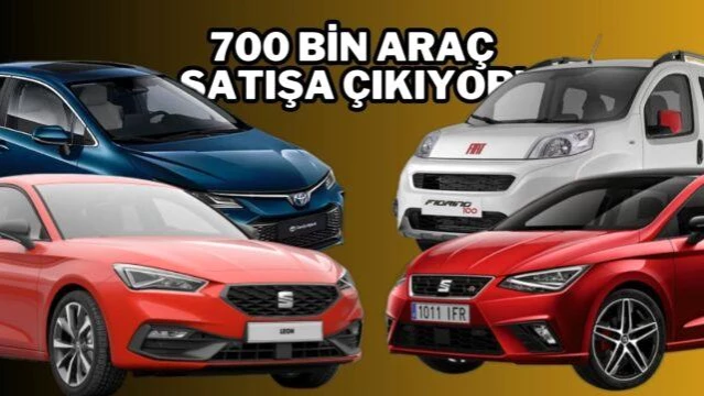 Yediemin otoparklarından 700 bin araç satışa çıkıyor!