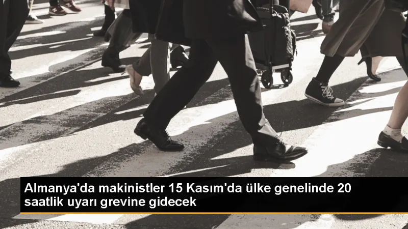 Alman Makinistler Sendikası Uyarı Grevi Kararı Aldı