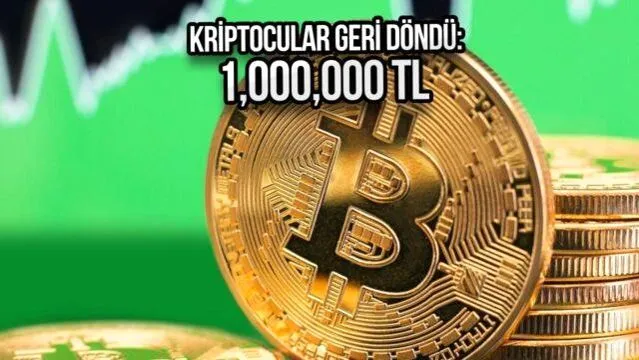 Bitcoin Fiyatı 1 Milyon TL'yi Aşarak Rekor Kırdı