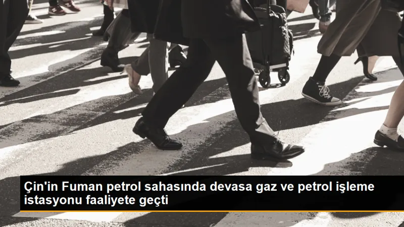 Çin'in Fuman Petrol Sahası'nda Devasa Gaz ve Petrol İşleme İstasyonu Faaliyete Geçti