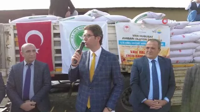 Erciş'te çiftçilere büyük destek - Son Dakika
