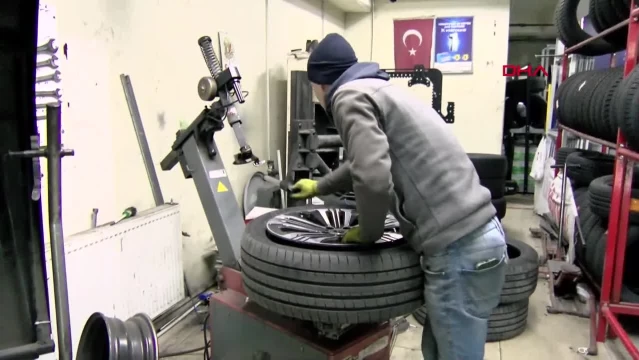 İstanbul'da Ticari Araçlarda Kış Lastiği Yoğunluğu