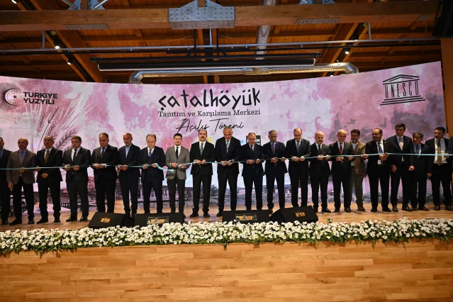 Konya'da Çatalhöyük Tanıtım ve Karşılama Merkezi Hizmete Açıldı