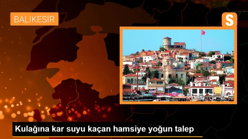 Kulağına kar suyu kaçan hamsiye yoğun talep