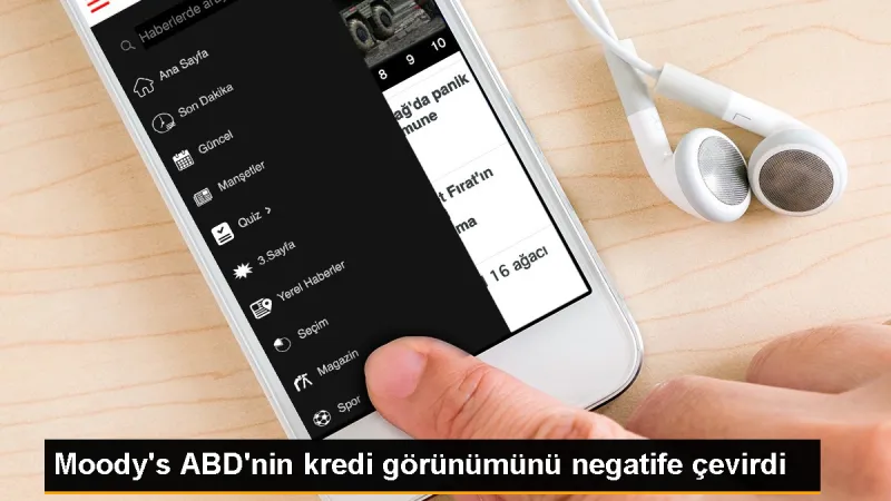 Moody's, ABD'nin Kredi Notu Görünümünü Negatif Olarak Revize Etti