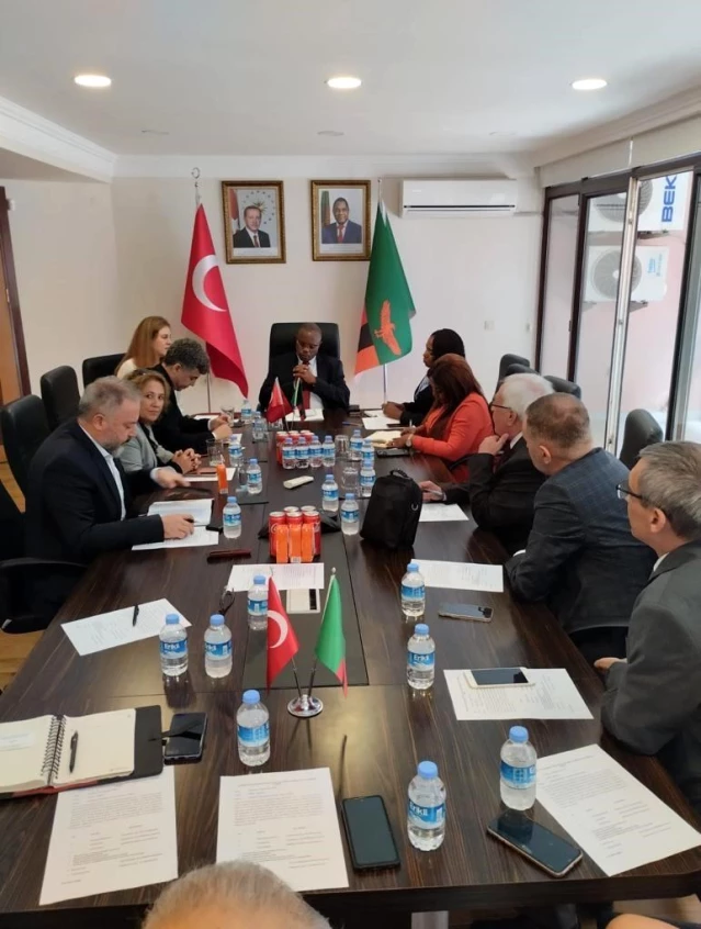 SANKON Genel Başkanı Zambiya Büyükelçiliğini Ziyaret Etti