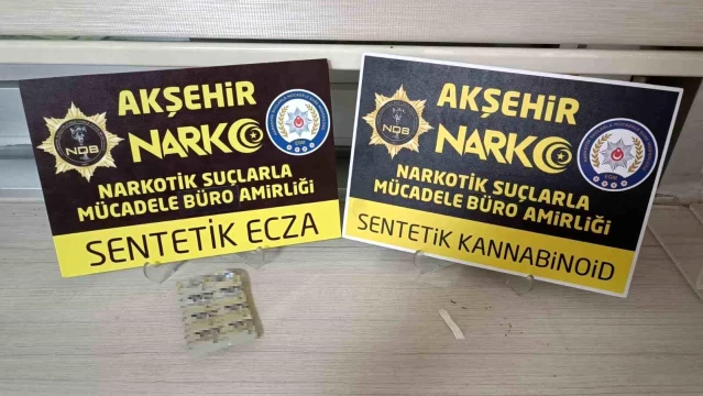 Akşehir'de uyuşturucu operasyonu: 3 şüpheli gözaltına alındı