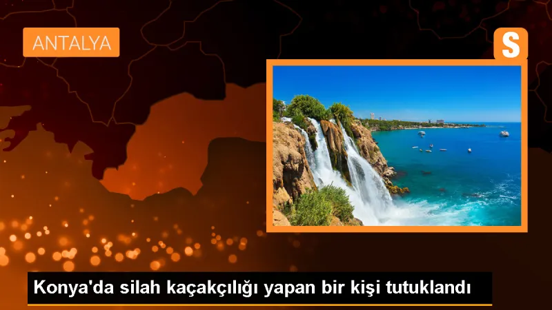 Akşehir'de yasa dışı silah ticareti yapan kişi tutuklandı