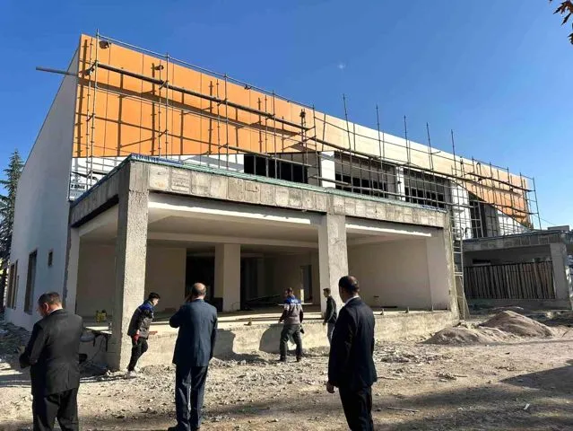 Ereğli Belediyesi Halk Kütüphanesi İnşaatı İncelemesi