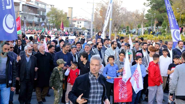 Konya'da Filistinlilere Destek Yürüyüşü - Son Dakika