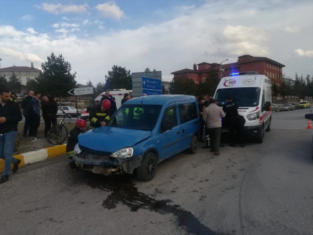 Konya'da trafik kazası: 3 kişi yaralandı
