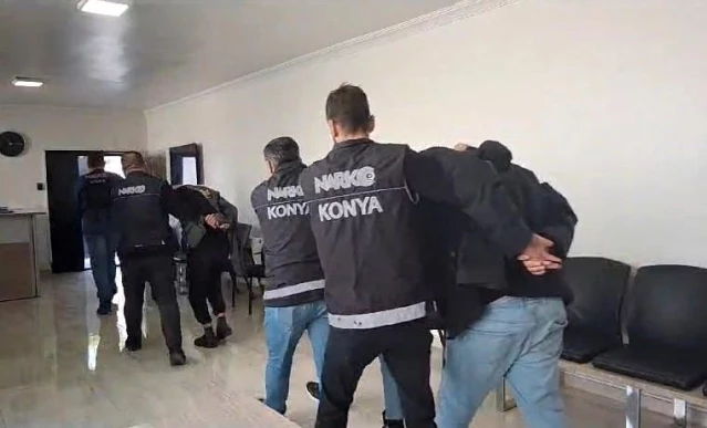 Konya'da yapılan operasyonda 6 kilo metamfetamin ele geçirildi