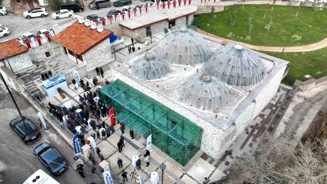 Restorasyonu tamamlanan tarihi Sille Subaşı Hamamı açıldı