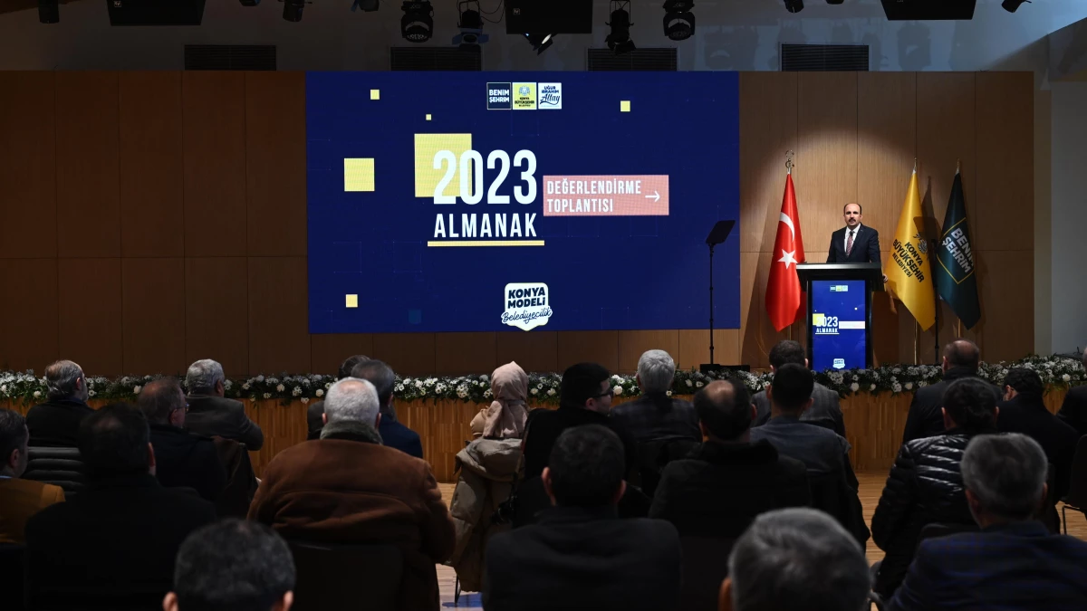 Başkan Altay, Konya Büyükşehir Belediyesi'nin 1 yıllık çalışmalarını değerlendirdi