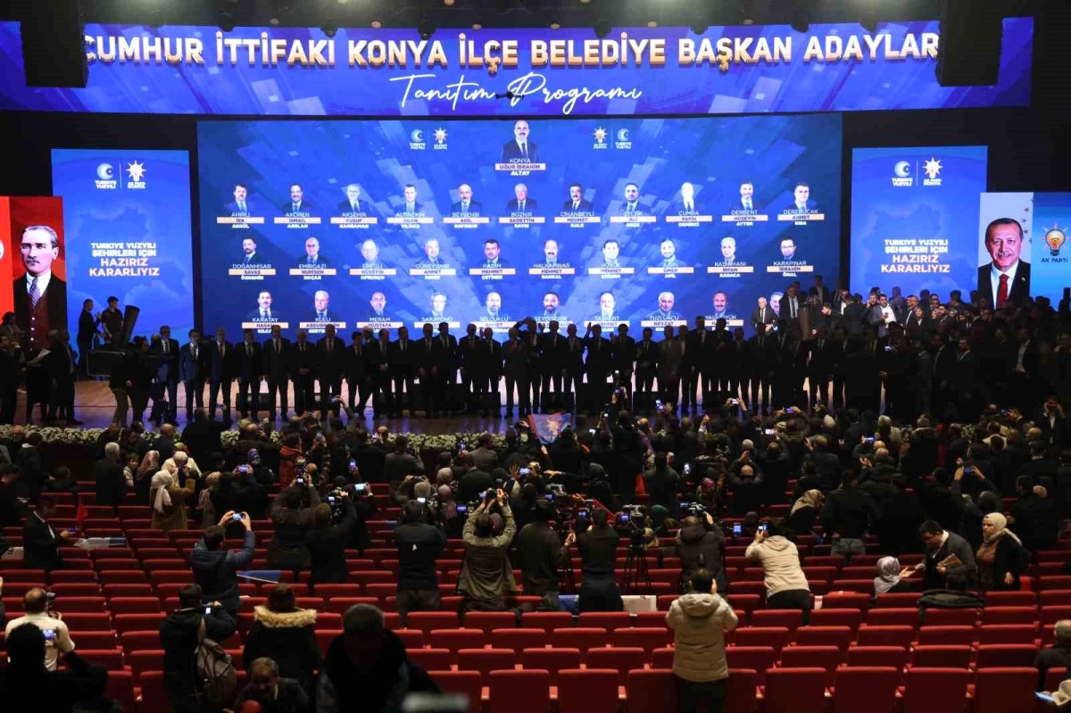 Cumhur İttifakı'nın Konya'daki ilçe belediye başkan adayları açıklandı