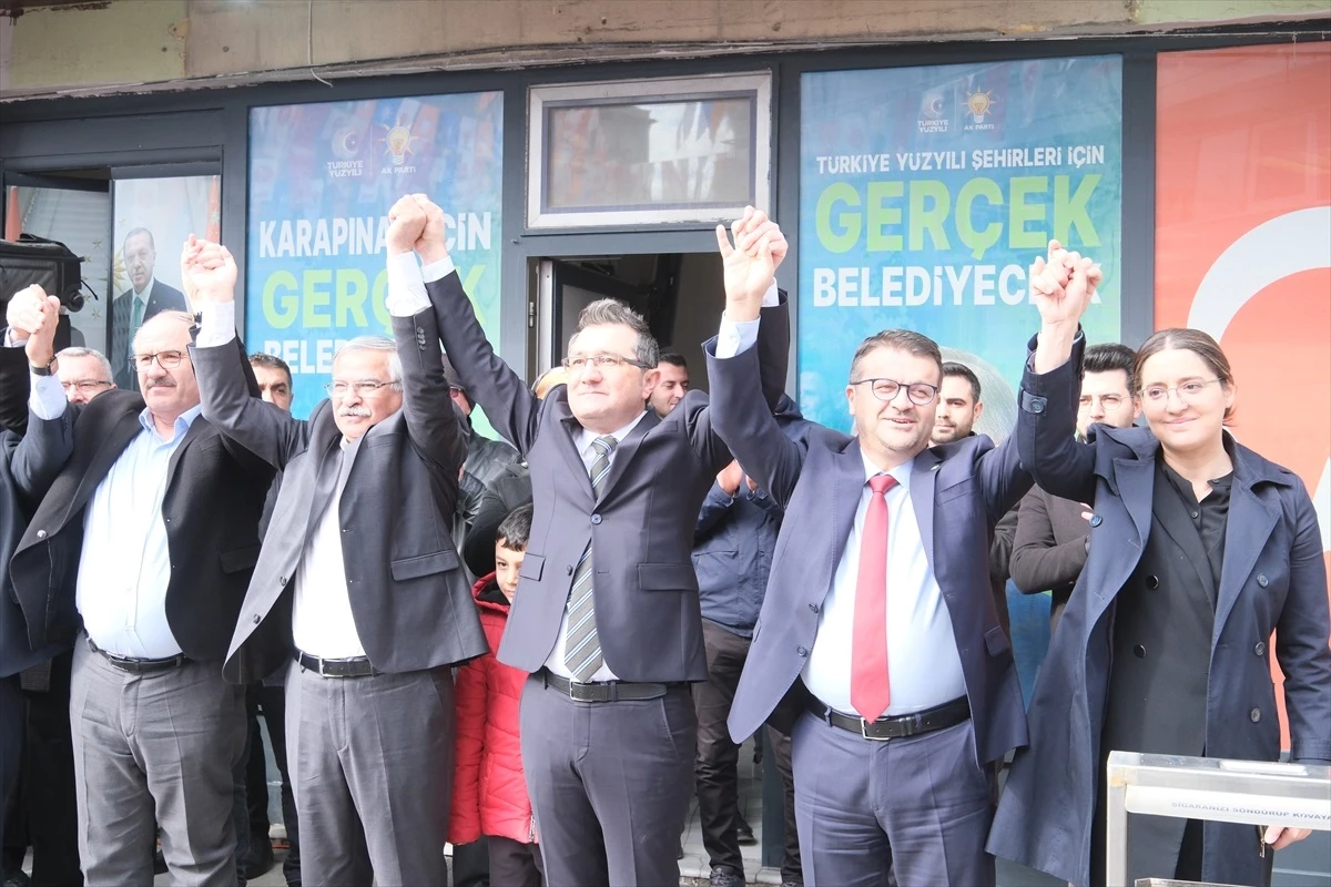 Karapınar'da AK Parti Seçim Koordinasyon Merkezi Açıldı