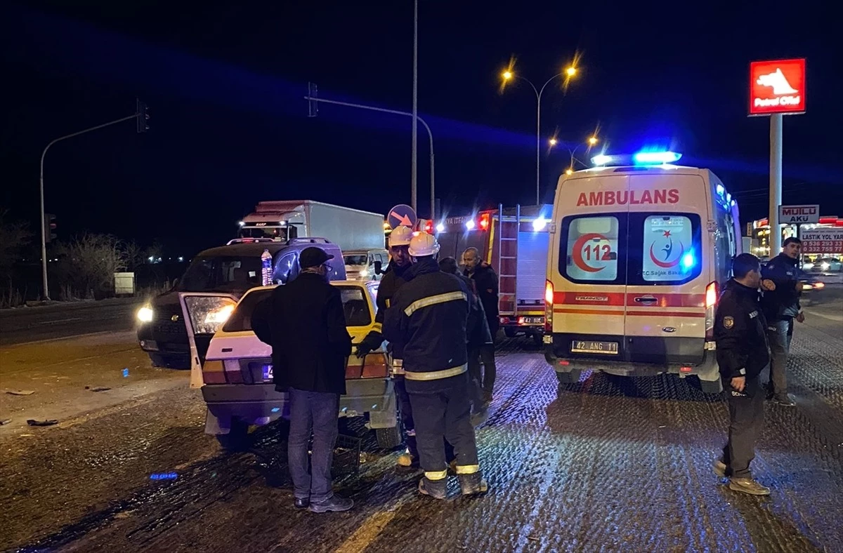 Konya'da Kaza: 5 Kişi Yaralandı
