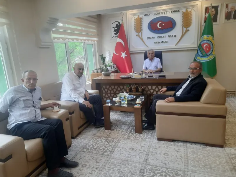 ÇUMRA ZİRAAT ODASI BAŞKANI MEHMET KARADAĞ VE PANKOBİRLİK GENEL BAŞKANI RAMAZAN ERKOYUNCU, OBRUKLARI YERİNDE İNCELEDİ
