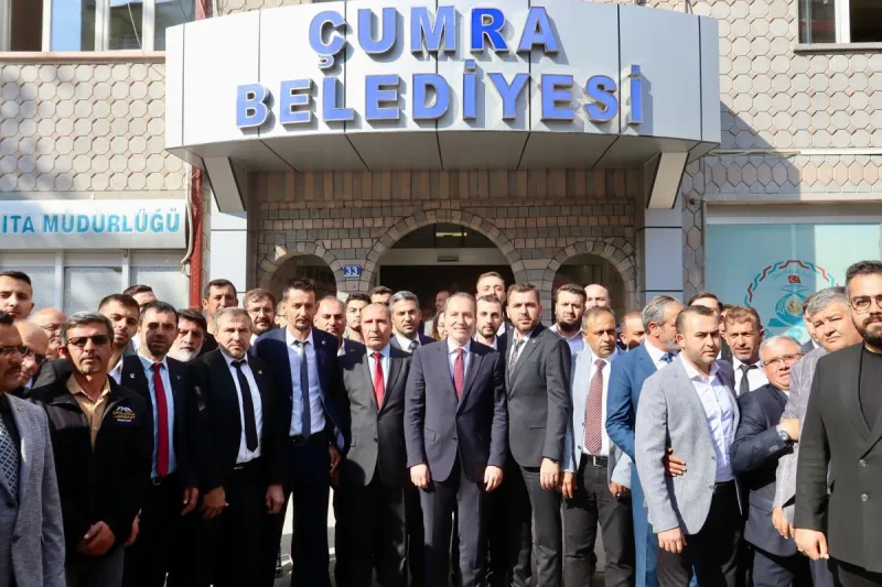 YENİDEN REFAH PARTİSİ GENEL BAŞKANI DR. FATİH ERBAKAN, ÇUMRA'DA TEŞEKKÜR ZİYARETİNDE BULUNDU