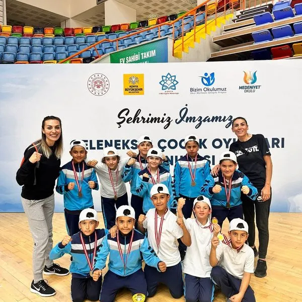 ÇUMRA MERKEZ ATATÜRK ORTAOKULU KONYA ÜÇÜNCÜSÜ OLDU