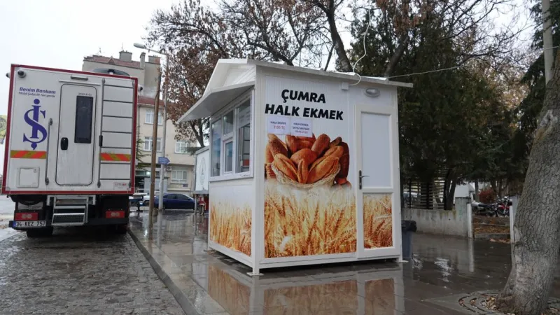 ÇUMRA BELEDİYESİ'NDEN BİR HİZMET DAHA: İÇERİÇUMRA'DA HALK EKMEK SATIŞLARI BAŞLADI